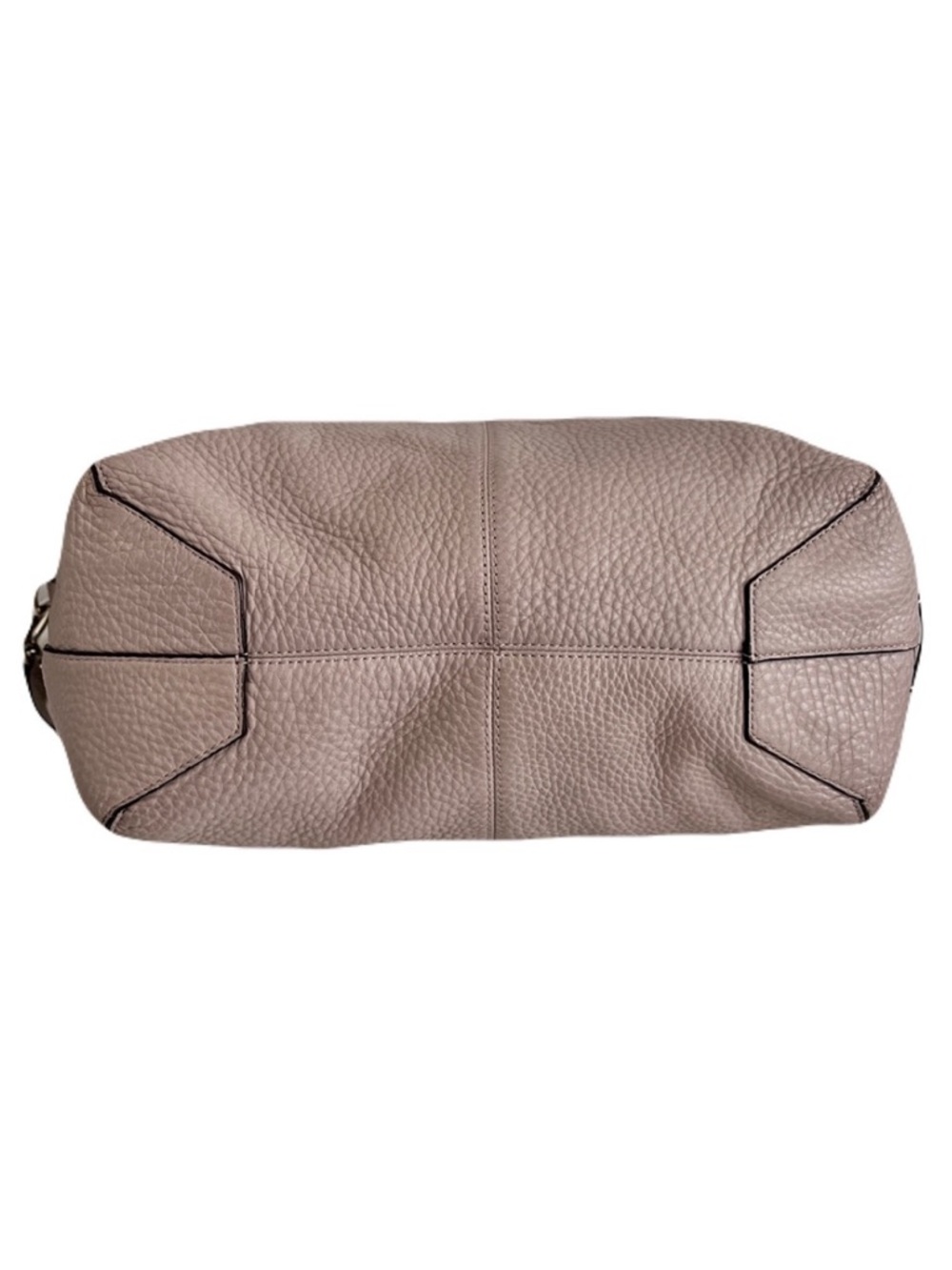 Coach Light Grey ‘Bleeker Cooper’ Pebbled Leather Satchel - Picture 5 of 9